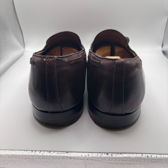 Alden Tassel Moccasin Loafer Burgundy Calf 663 Men's Size 12C - Picture 5 of 9